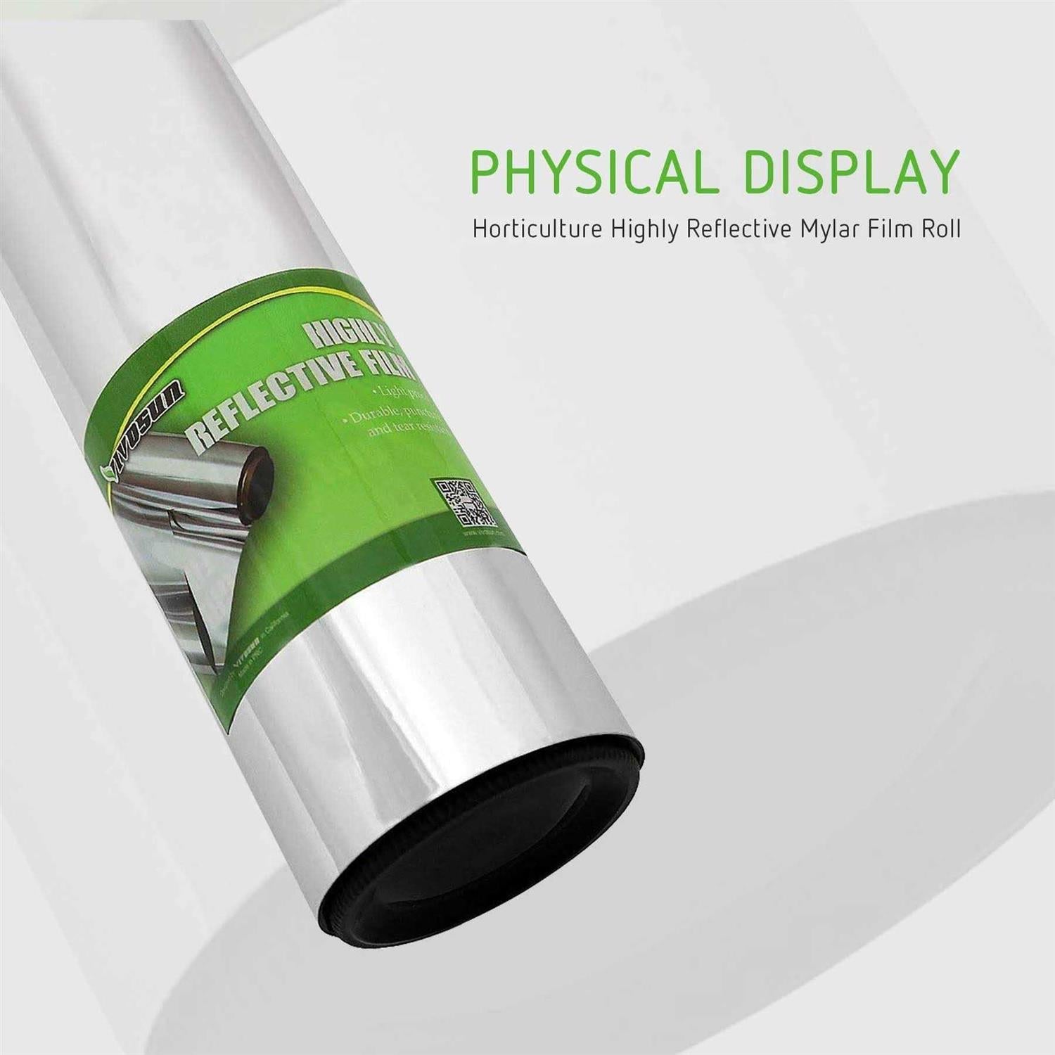 2 Mil Silver Mylar Film Roll 4FT M7395