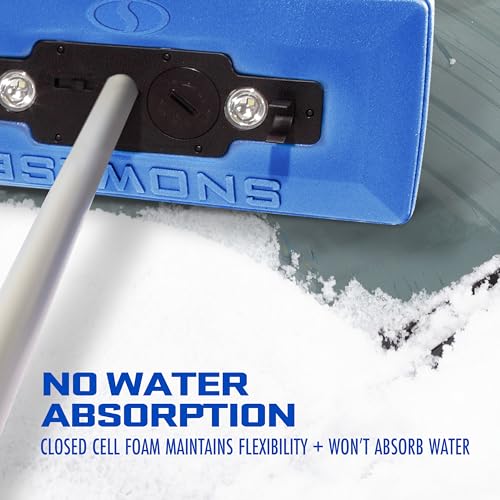 18-Inch Foam Head Snow Broom Ice Scraper I977