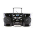 Portable CD Player Boombox with Cassette, AM/FM Radio, AUX, Detachable Speakers O121636