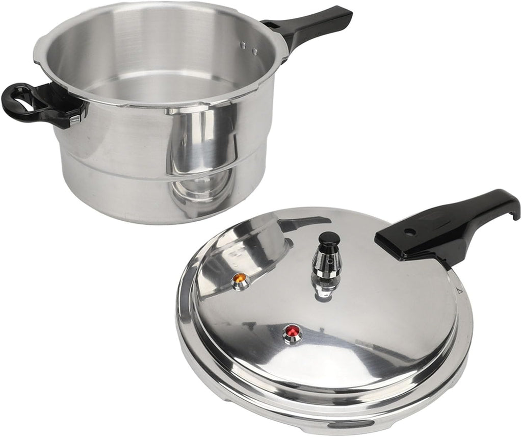 Stainless Steel Pressure Cooker with Safety Valves and Steaming Plate W5393