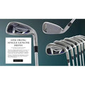 Stainless Steel Irons Set, 4-9 Irons + Pitching Wedge + Sand Wedge, Regular K5618