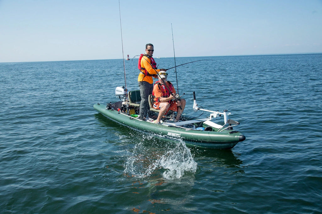 Inflatable Frameless Fishing Boat - 2 Person Swivel Seat Package Z381737