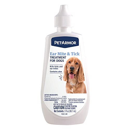 Ear Mite Treatment for Dogs, 3oz A313