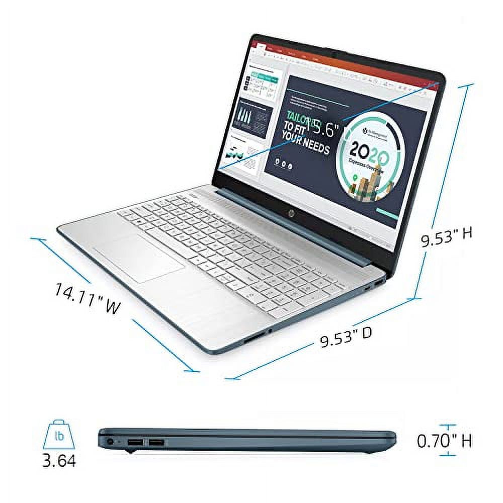 15.6" HD Display Intel Pentium Quad-Core Laptop 8GB RAM 256GB SSD T4110