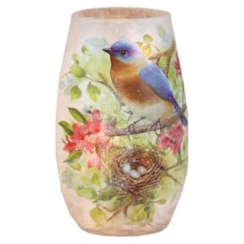 5" Frosted Lighted Vase L678
