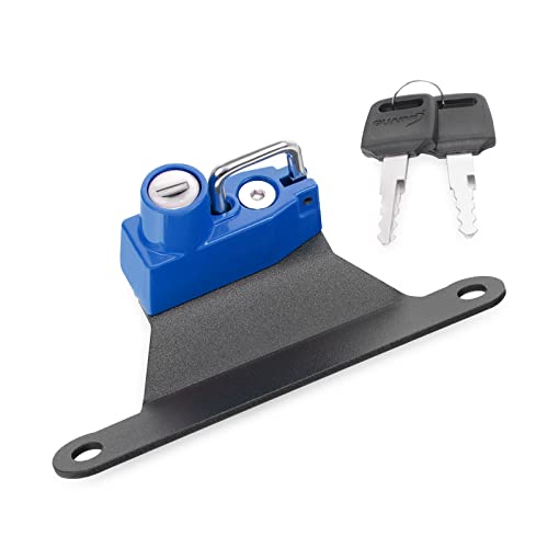 Black Motorcycle Helmet Lock O992