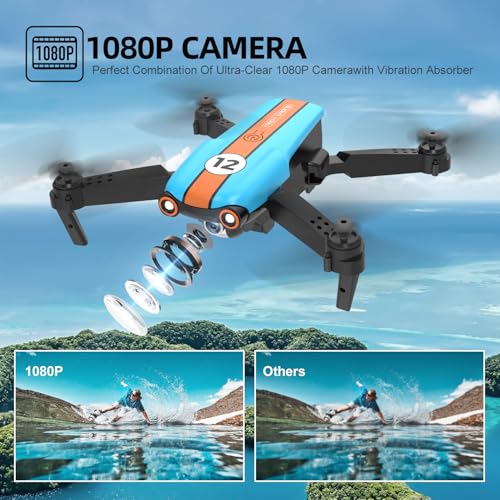 Drone with 4K Camera, Foldable FPV Drone, 26 Mins Flight Time, Brushless Motor, 2 Batteries T1872