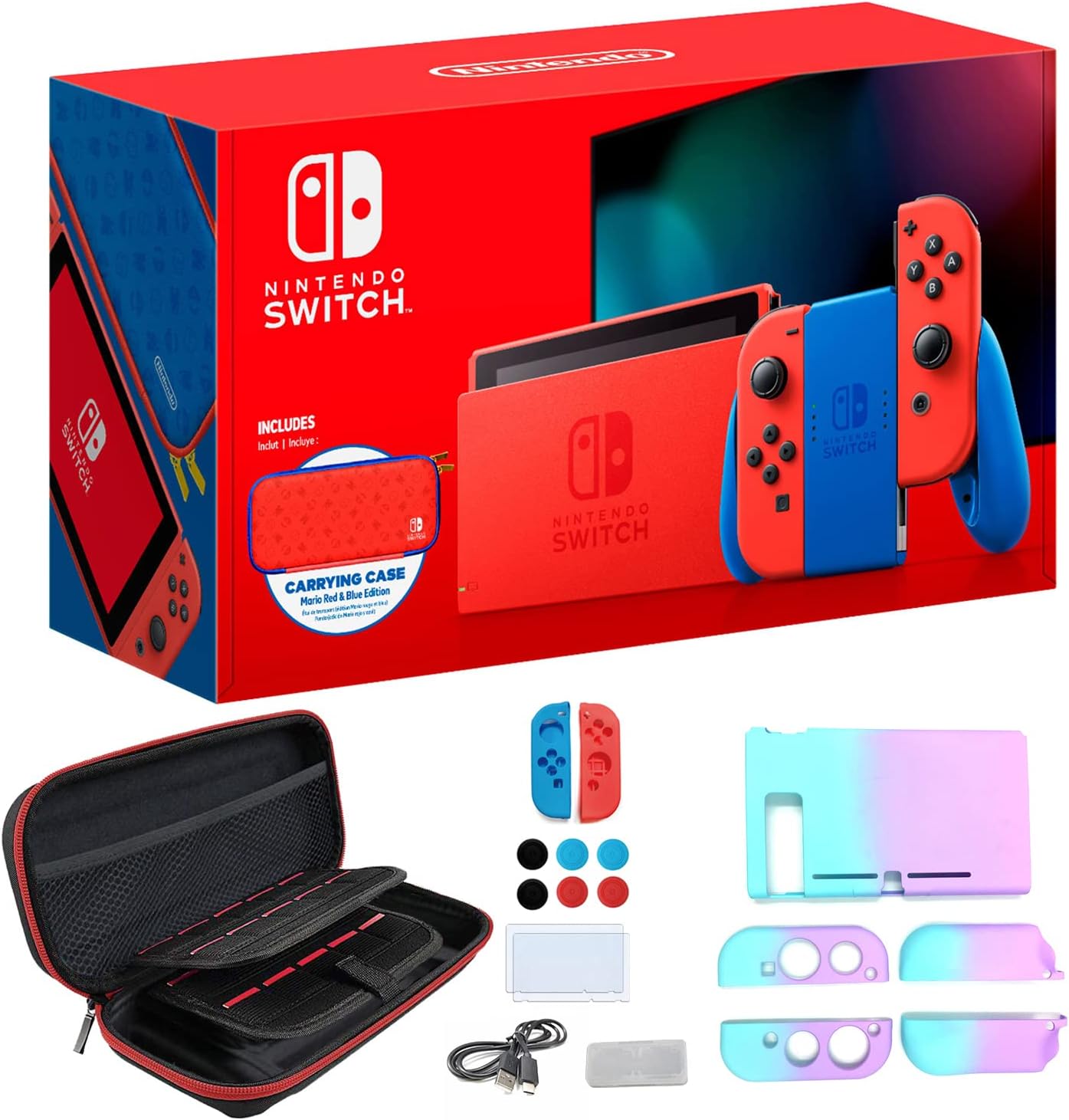 Mario Red & Blue Edition 6.2" Touchscreen LCD Display 32GB Internal Storage Y2392