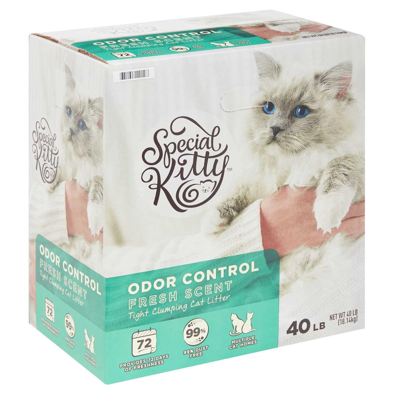 Fresh Scent Scoopable Tight Clumping Cat Litter X592603
