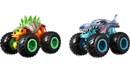 Hot Wheels Monster Trucks 2-Pack 1:64 Scale Vehicles A573