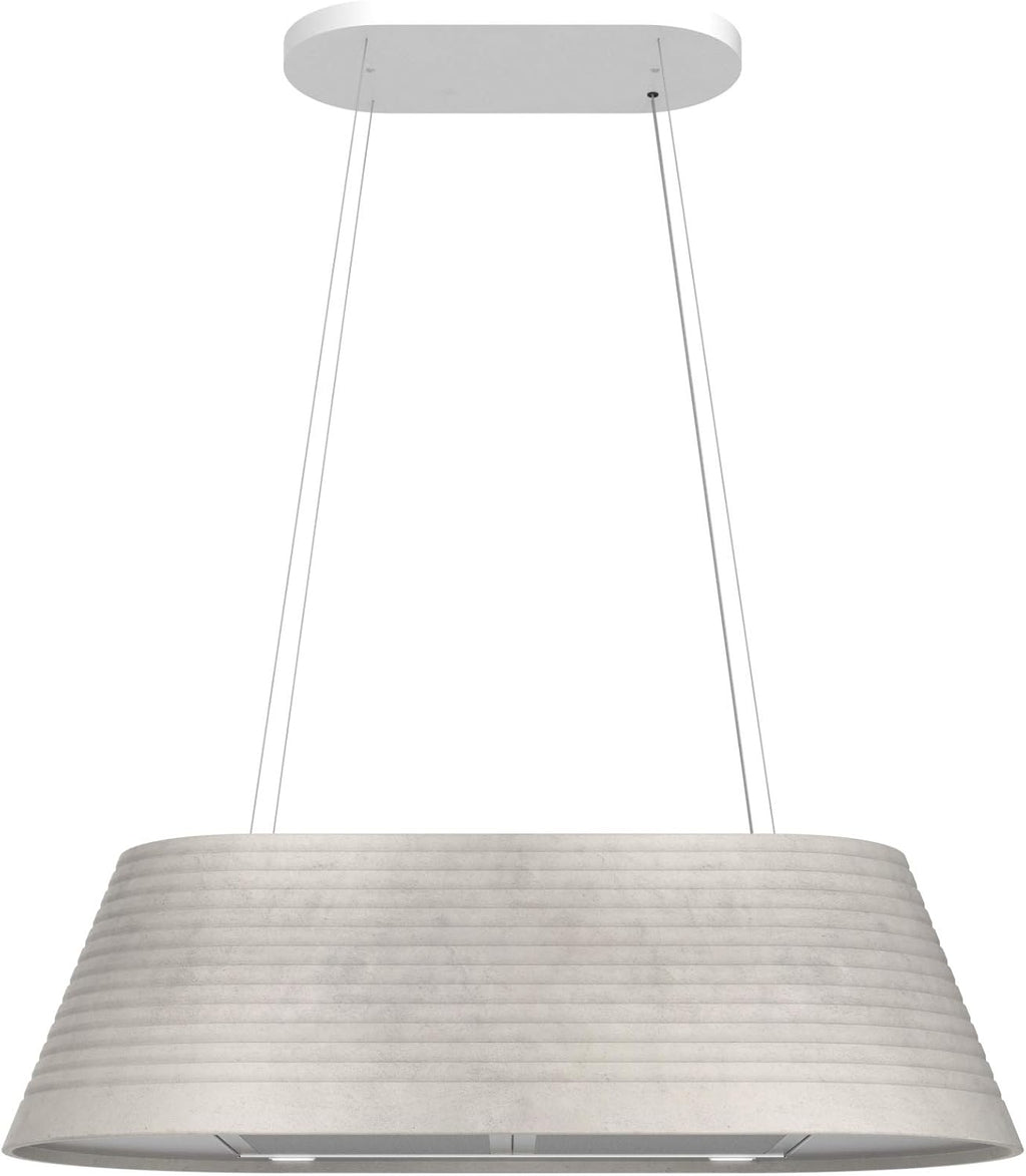 40 Inch Island-mount Ductless Kitchen Range Hood with LED Q926