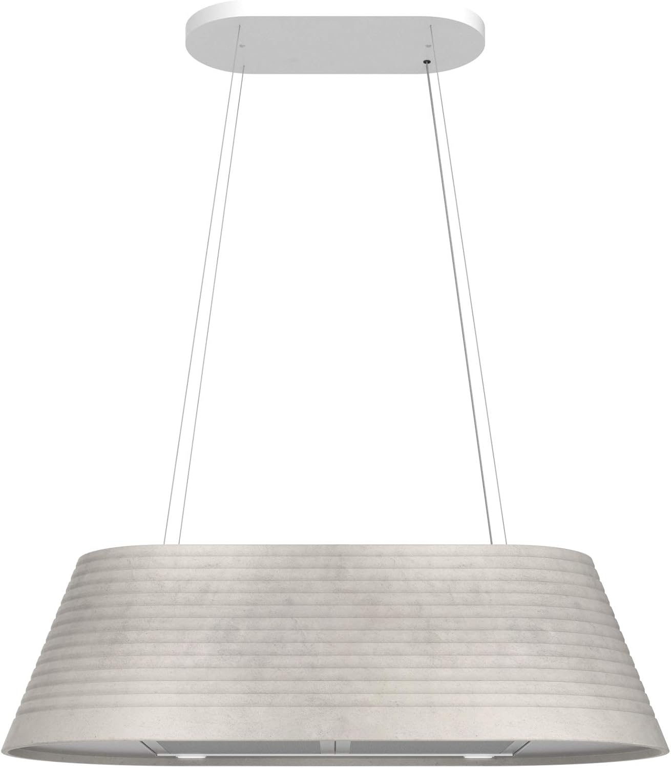 40 Inch Island-mount Ductless Kitchen Range Hood with LED Q926