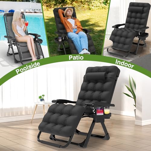 Zero Gravity Reclining Chair with Removable Cushion A6322