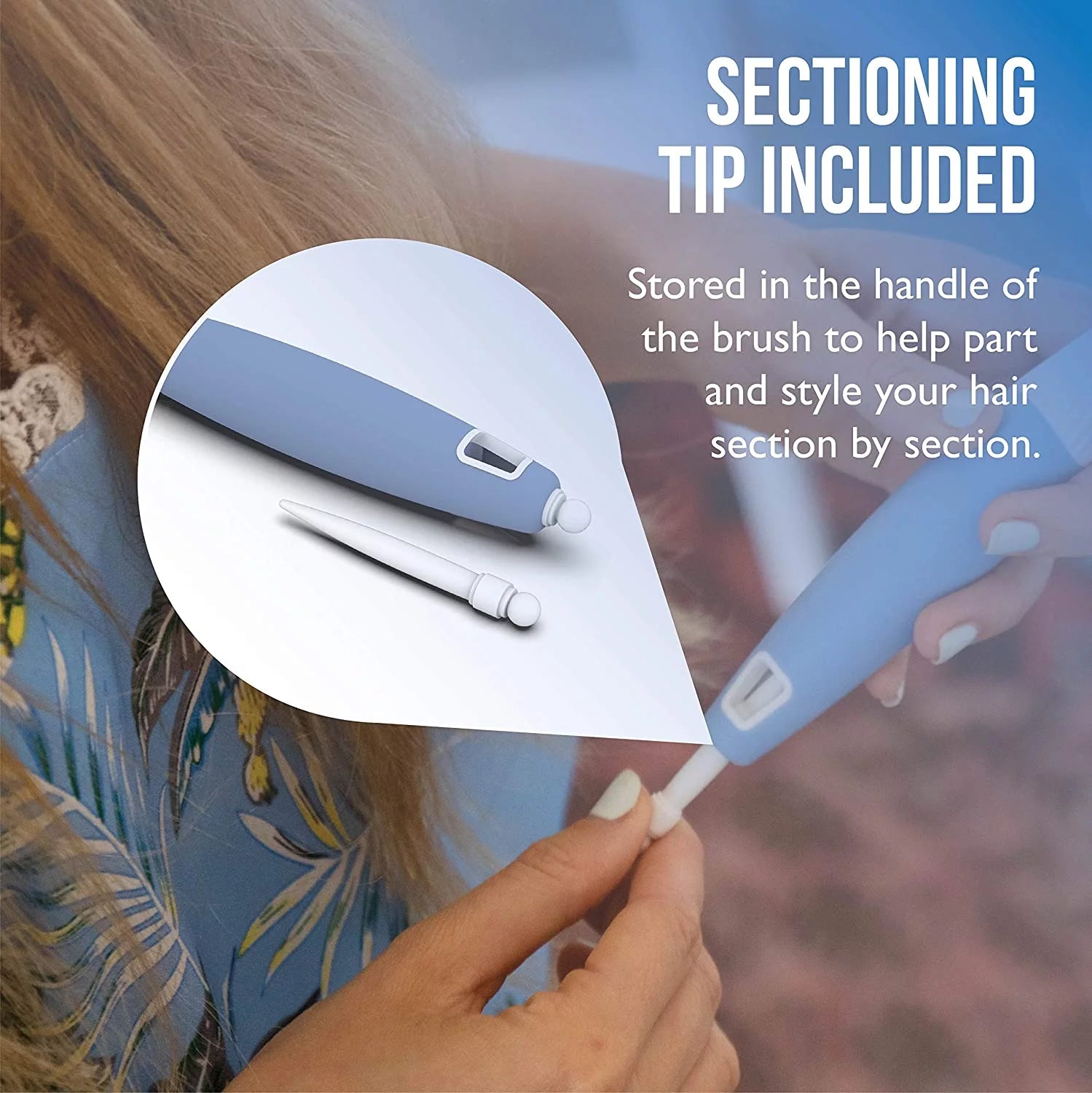 Small Ceramic Round Brush, 1.3 inch I777