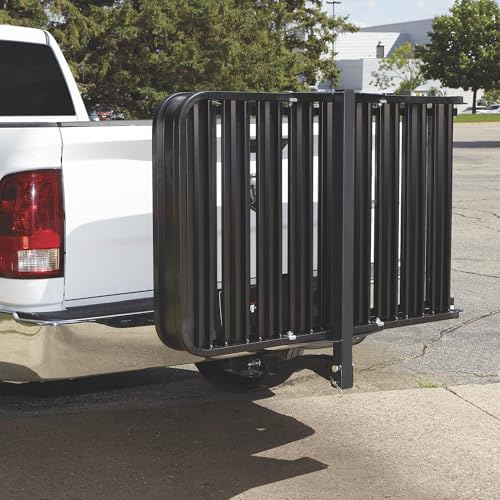 Aluminum Hitch Cargo Carrier with Ramp, 500-Lb. Capacity, Black, 60in. x 30in. x 4in. B61683