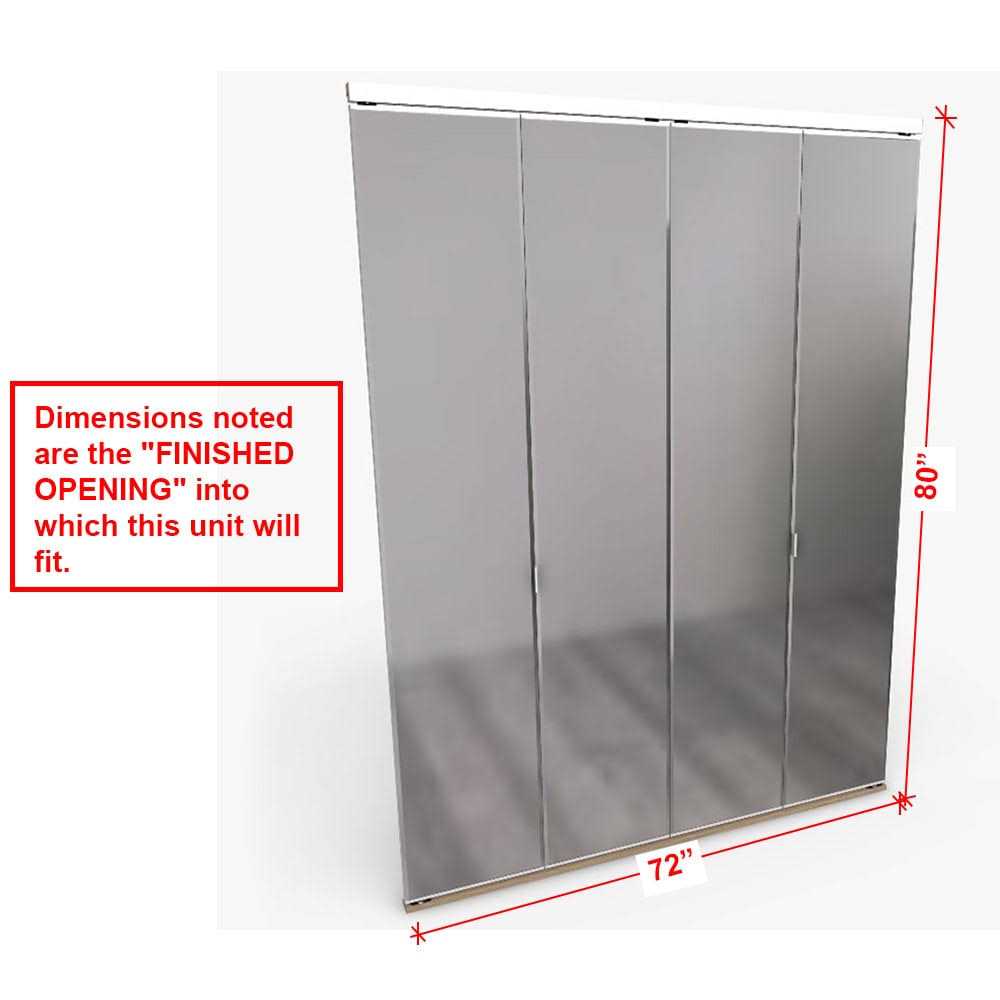 Mirrored Bi-Fold Door M5308
