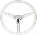 15 inch White Vinyl Steering Wheel A375013