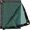 70% Green Shade Cloth Taped Edge with Grommets 20 ft X 10 ft J68446