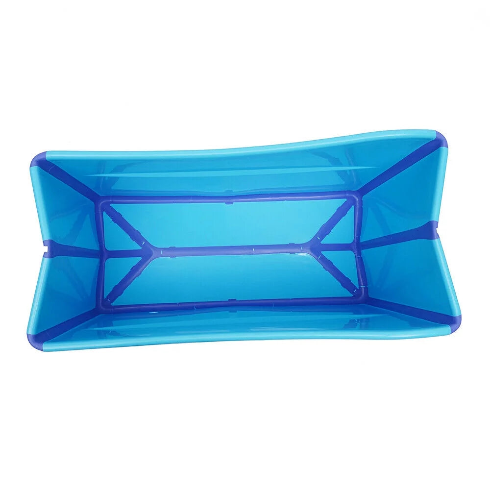 Blue Portable Folding Bathtub Z7649