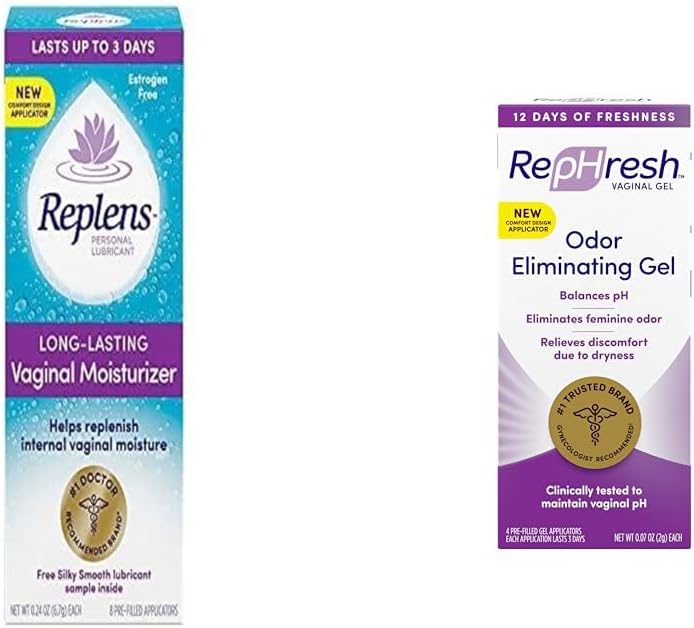 Vaginal Moisturizer 8ct with single-use applicator & Vaginal Gel 4ct K78029