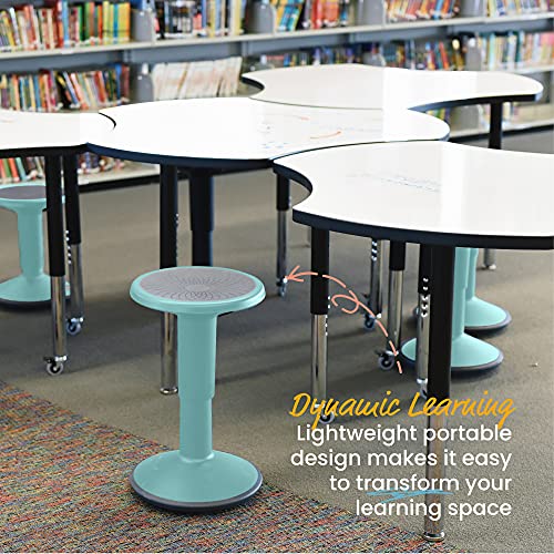 Black Adjustable Height Active Stool Q381809