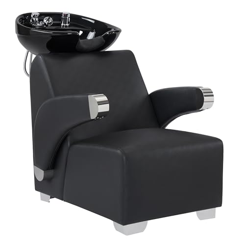 White Ceramic Shampoo Chair C591