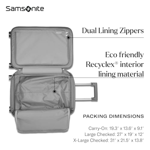 31" Lightweight Hardside Polycarbonate Checked Luggage with Spinner Wheels X979496