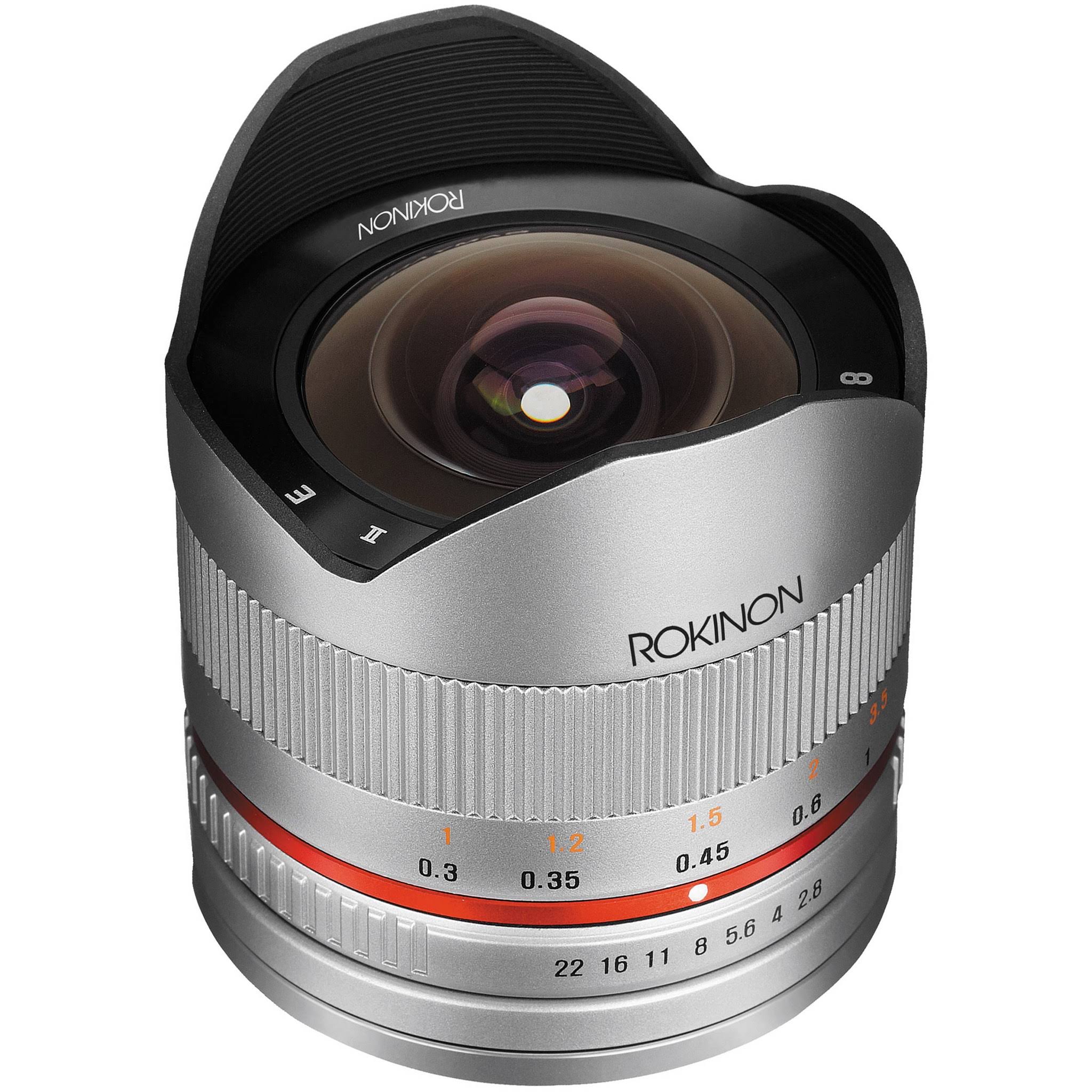 Silver 8mm f/2.8 Fisheye Lens L2177