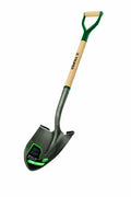 Round-Point Shovel with 30-Inch Wood Handle, Steel D-Handle U91967