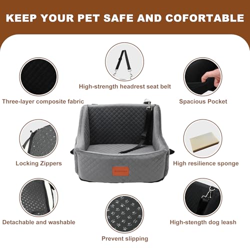 Black Dog Booster Seat for Medium Dogs Under 30 Lbs K14648