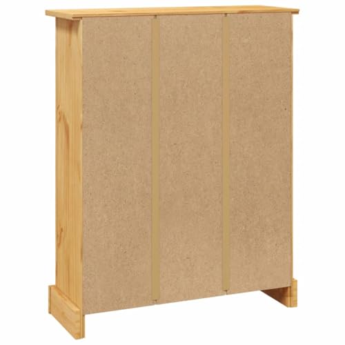 3-Tier Rustic Mexican Pinewood Bookcase N922