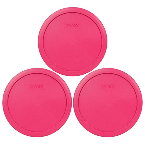 7-Cup Fuchsia Pink Plastic Food Storage Lid - 4 Pack Q131052