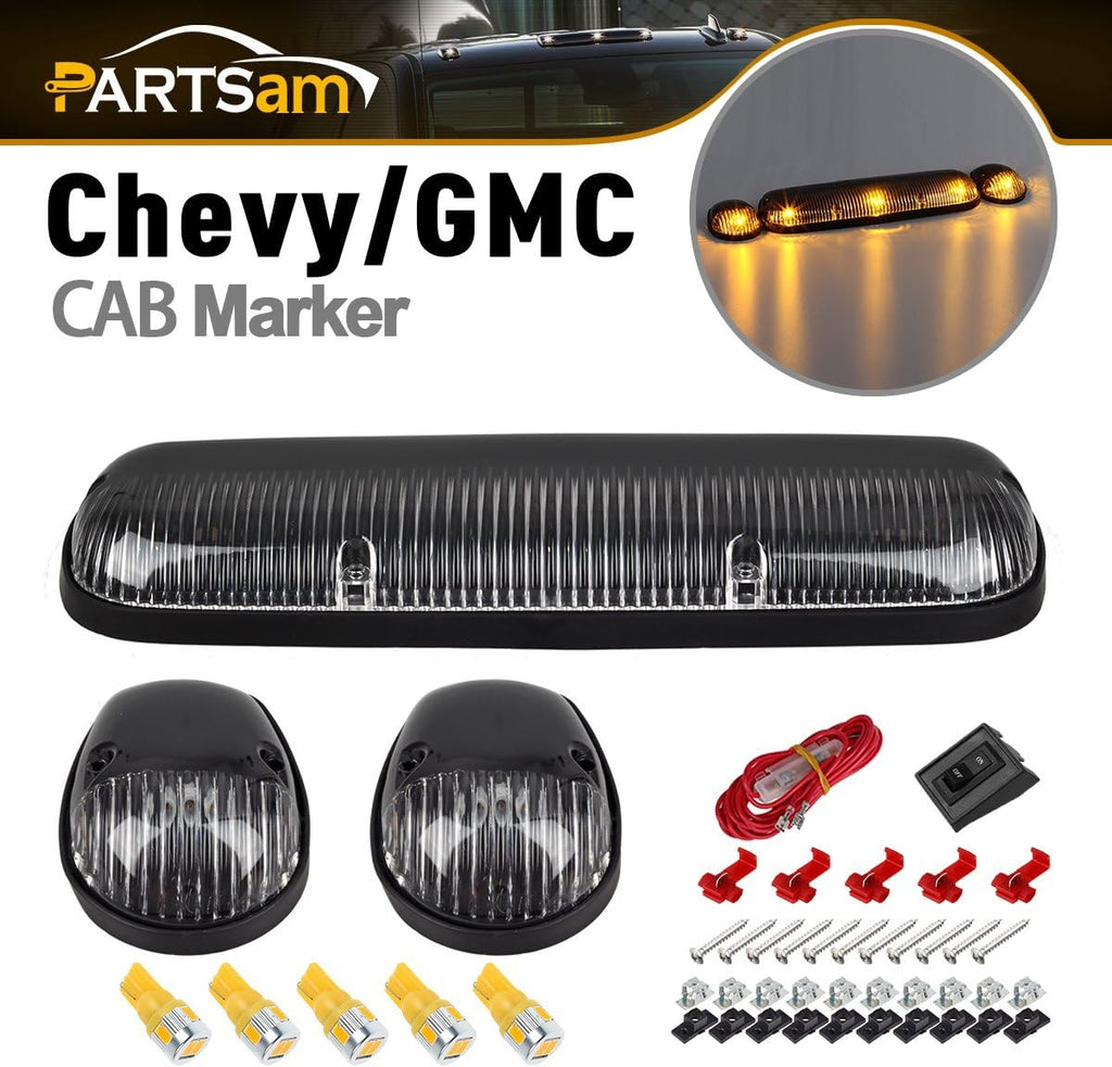 3PCS Cab Marker Lights with T10 LED Bulbs S28739