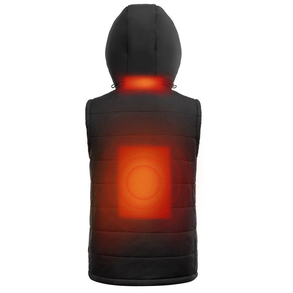Lightweight Heated Vest with Removable Hood K3053