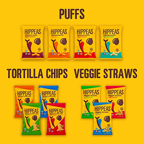 Chickpea Puffs Variety Pack, 0.8 Ounce (Pack of 18), Vegan, Gluten-Free P46621