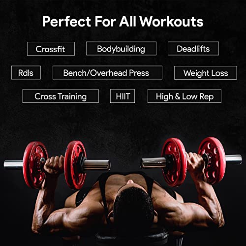2 Inch Loadable Dumbbell Bar Heavy Duty Handle T797
