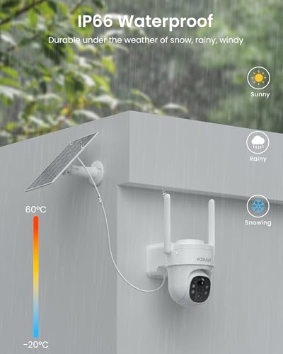 3MP Pan Tilt 360° WiFi Security Camera with Color Night Vision P14976