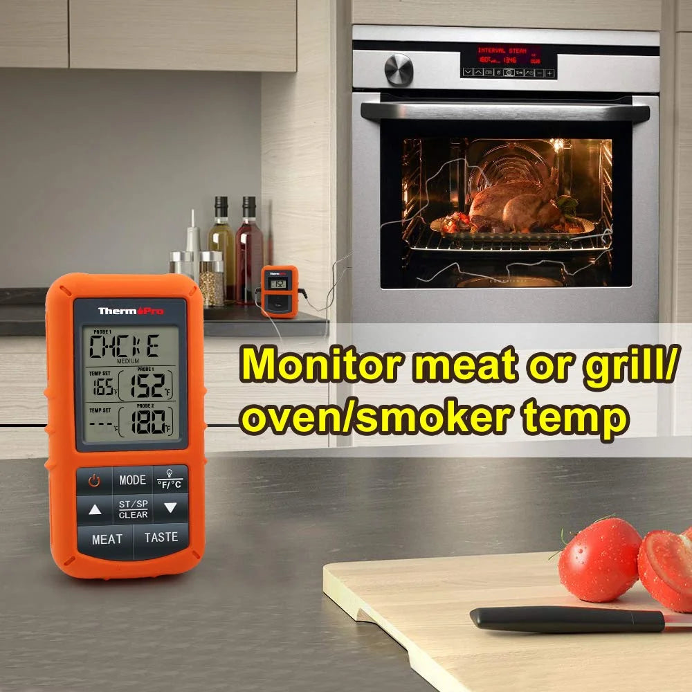 Wireless Remote Dual Probe Meat Thermometer E8734
