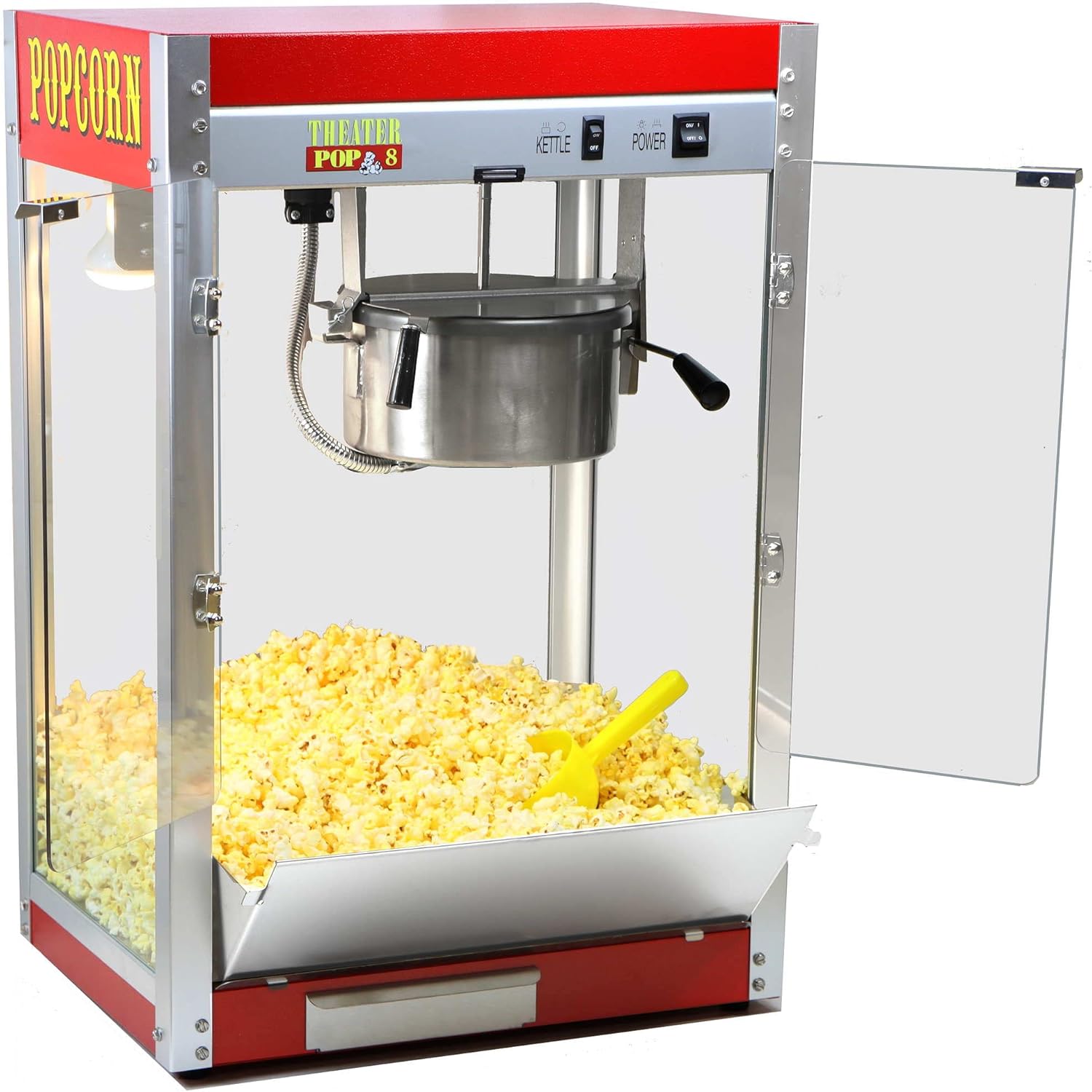 Red 8 Ounce Popcorn Machine U223