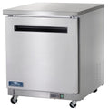 27" Single Door Undercounter Freezer, 6.5 Cubic Feet, Stainless Steel M457368