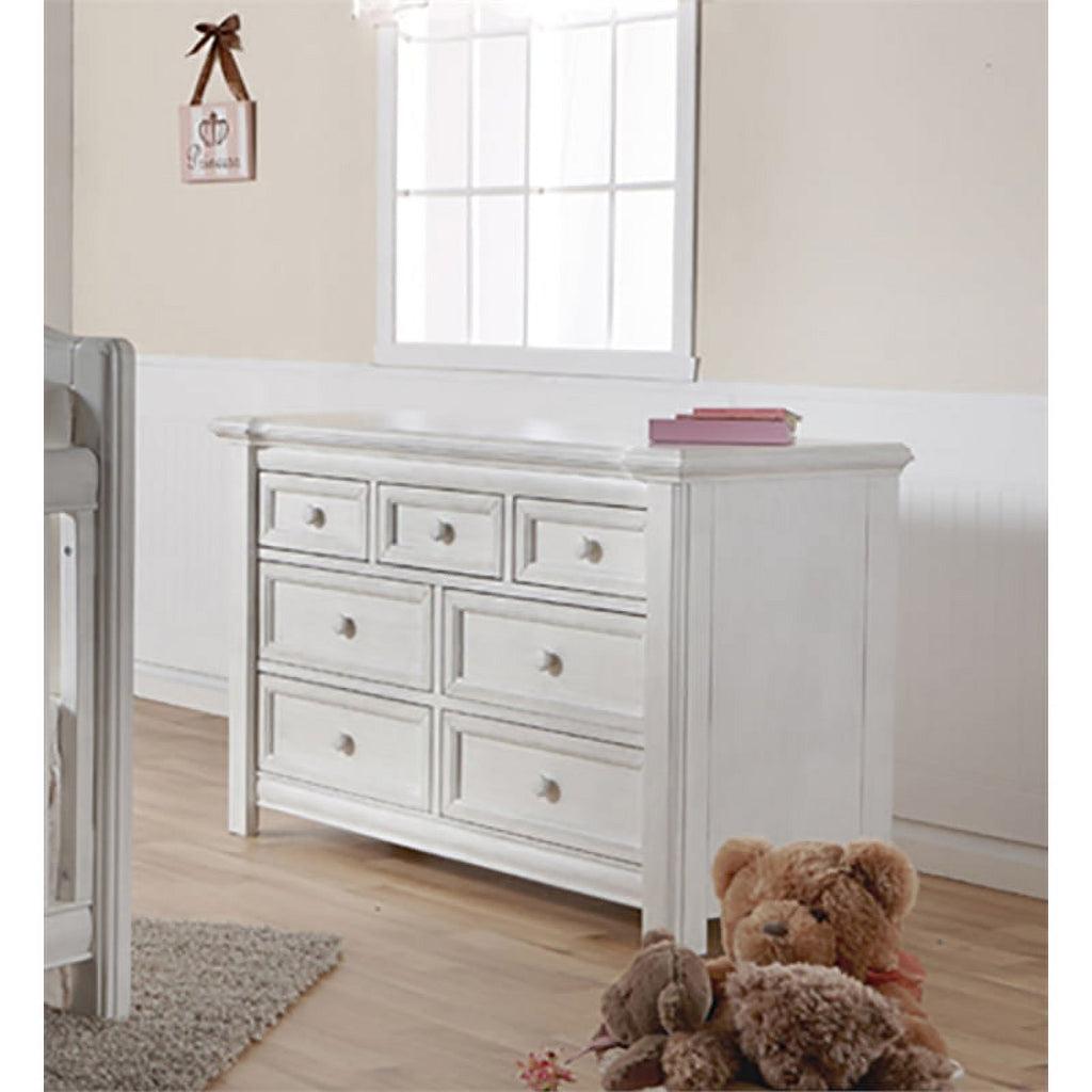 3-Piece Set with Panel Crib and Double Dresser and 5-Drawer Dresser E3002