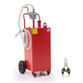 30 Gallon Portable Fuel Tank with Pump and Wheels N8717