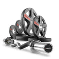 EZ Curl Bar and Olympic Weight Set M5538