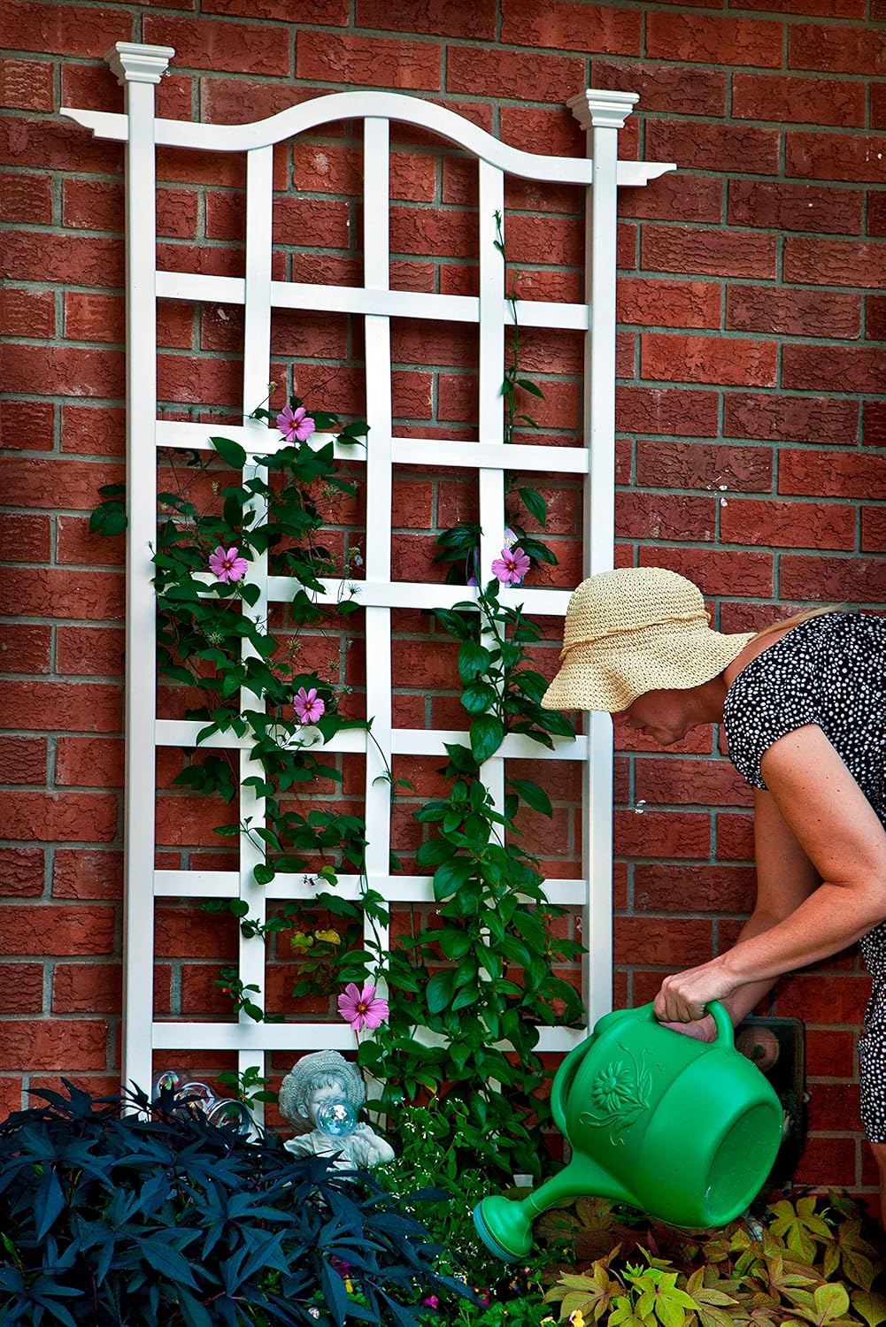 30"W x 78"H Vinyl Trellis P768