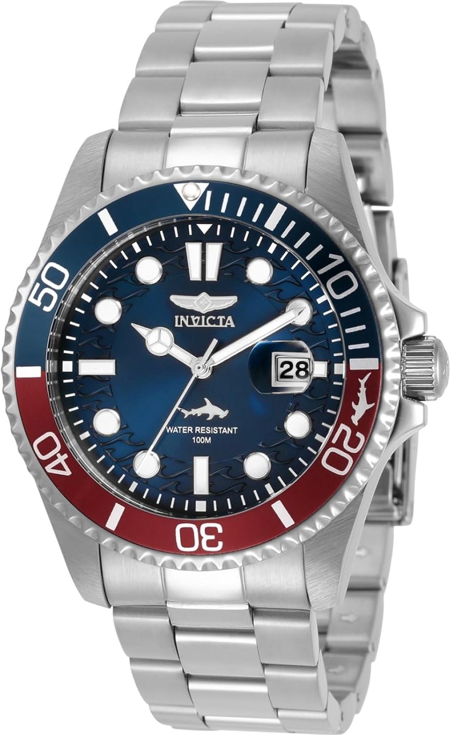 43mm Stainless Steel Blue dial Watch E7402