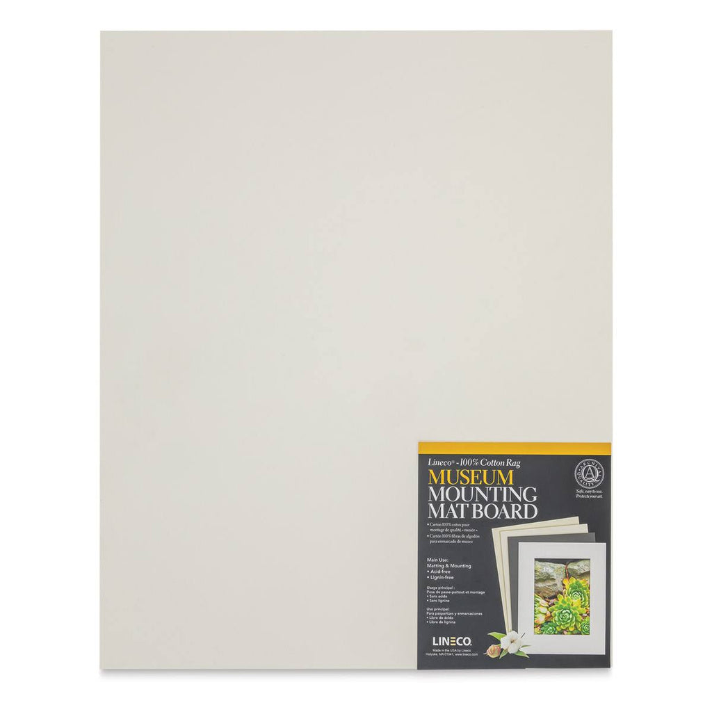 White Cotton Rag Mounting Boards C704705