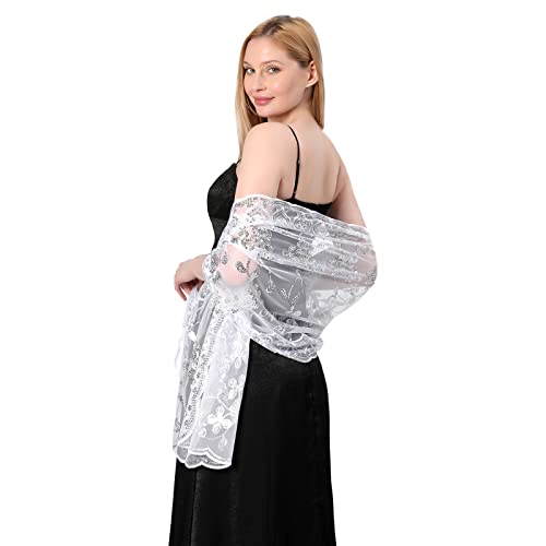 1920s Fringe Shawls and Wraps O52338