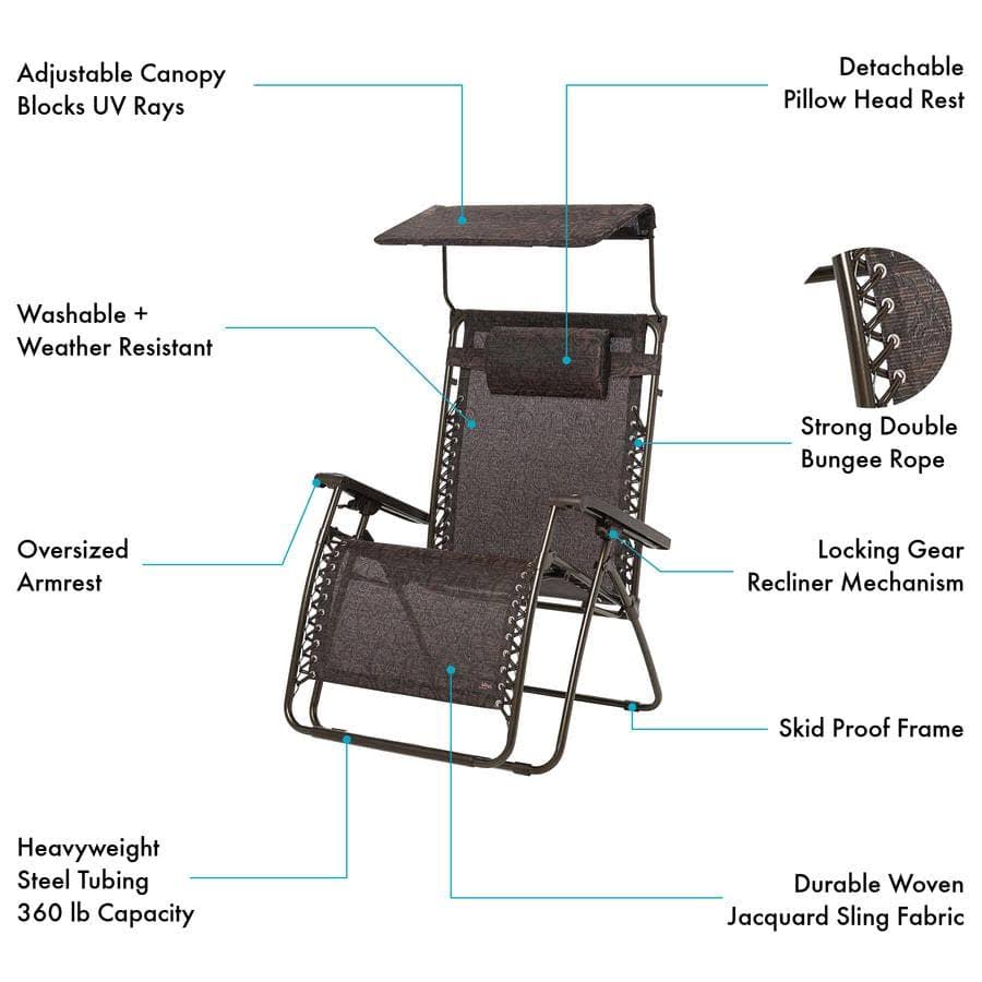 Platinum Fern Gravity-Free Recliner Chair D995978