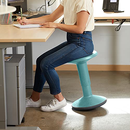 Black Adjustable Height Active Stool Q381809