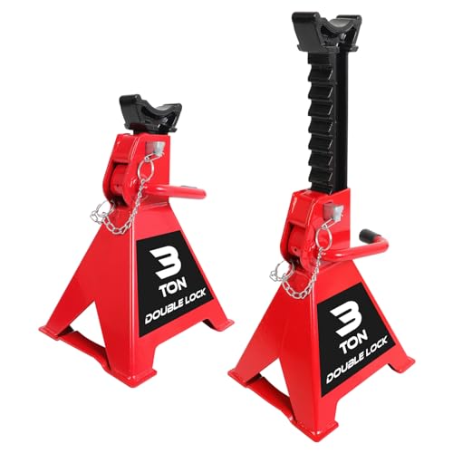 2 Ton Capacity Steel Car Jack Stands, 1 Pair F49195